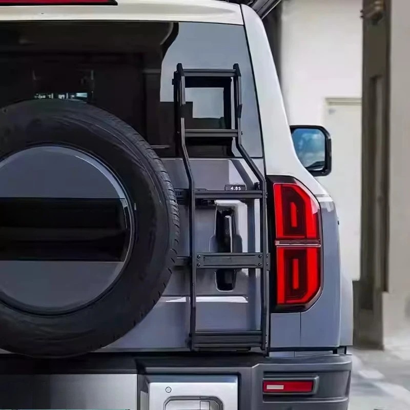 2025 Fangchengbao Leopard 5 Exterior Accessories Roof Rack Ladder Rear Door Ladder Tailgate Ladder for Byd Leopard 5 Accessories